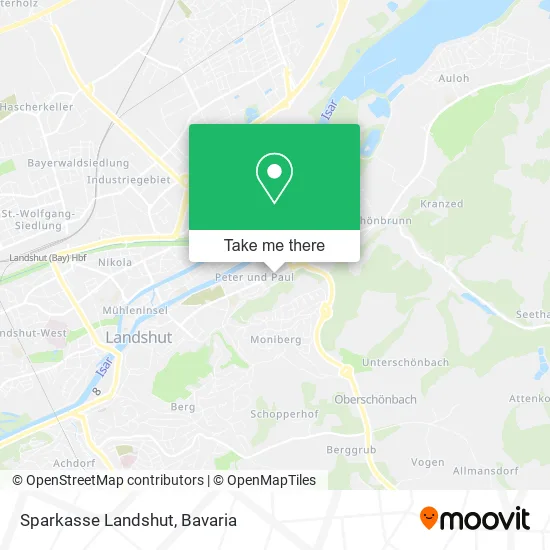 Карта Sparkasse Landshut
