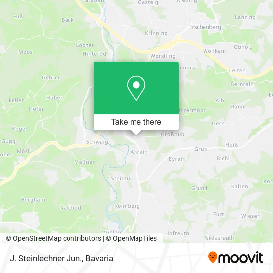 Карта J. Steinlechner Jun.