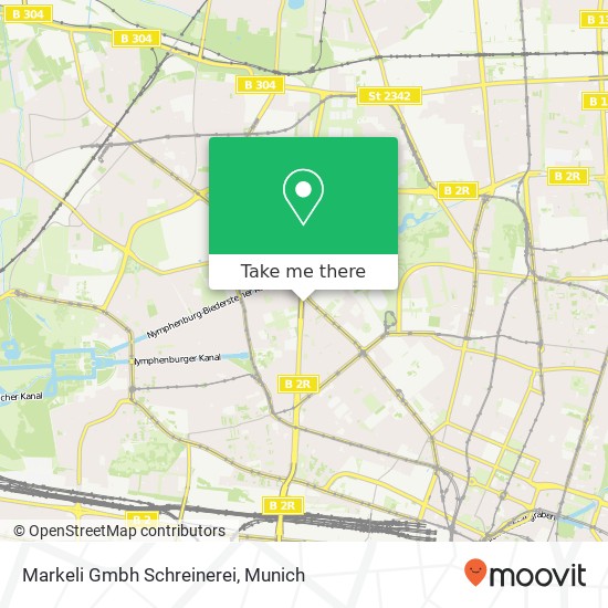 Markeli Gmbh Schreinerei map