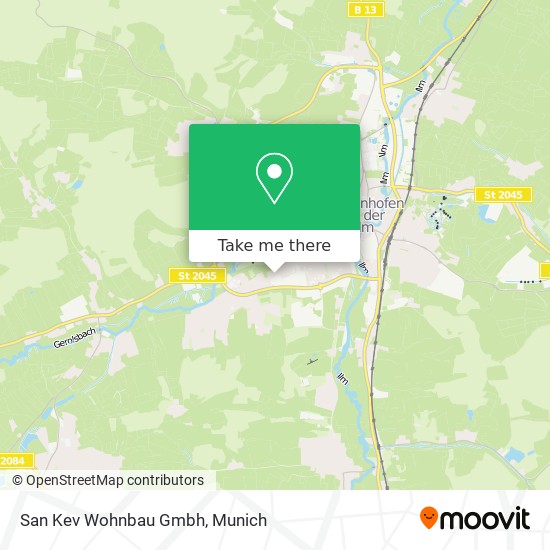 San Kev Wohnbau Gmbh map