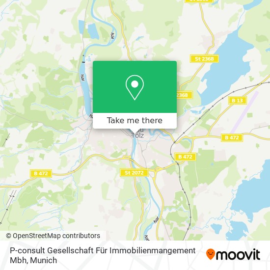 P-consult Gesellschaft Für Immobilienmangement Mbh map