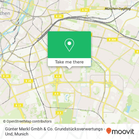 Günter Merkl Gmbh & Co. Grundstücksverwertungs - Und map