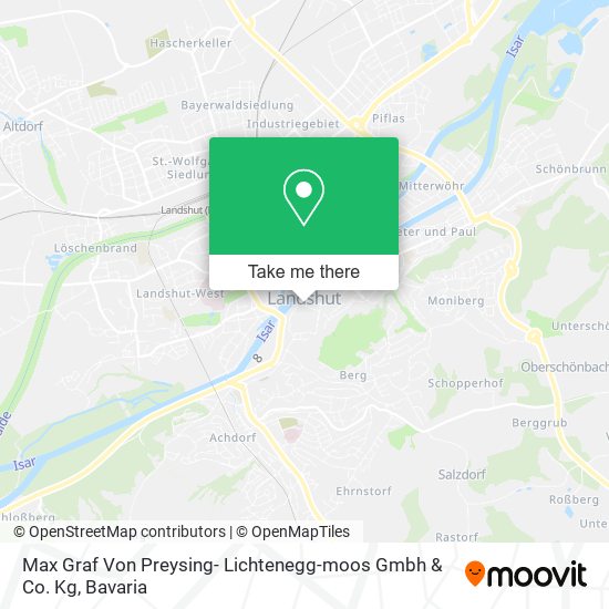 Max Graf Von Preysing- Lichtenegg-moos Gmbh & Co. Kg map