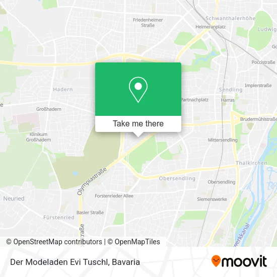 Карта Der Modeladen Evi Tuschl