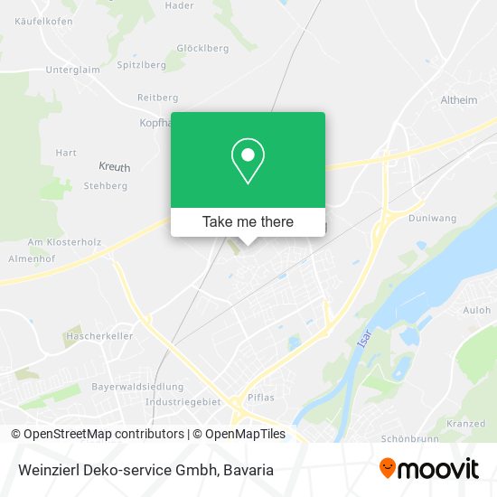 Карта Weinzierl Deko-service Gmbh
