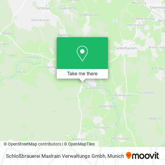 Schloßbrauerei Maxlrain Verwaltungs Gmbh map