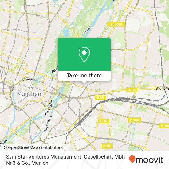 Карта Svm Star Ventures Management- Gesellschaft Mbh Nr.3 & Co.