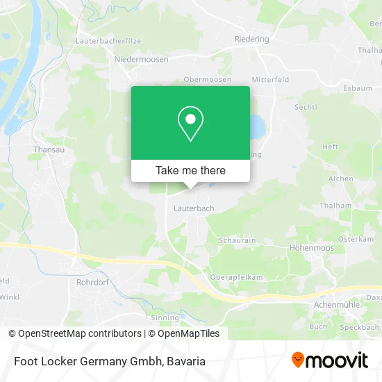 Карта Foot Locker Germany Gmbh