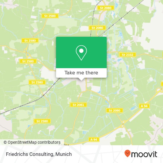 Friedrichs Consulting map