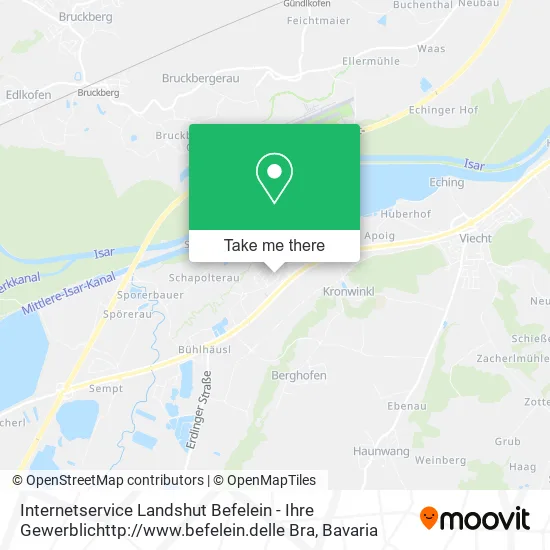 Карта Internetservice Landshut Befelein - Ihre Gewerblichttp: / /www.befelein.delle Bra