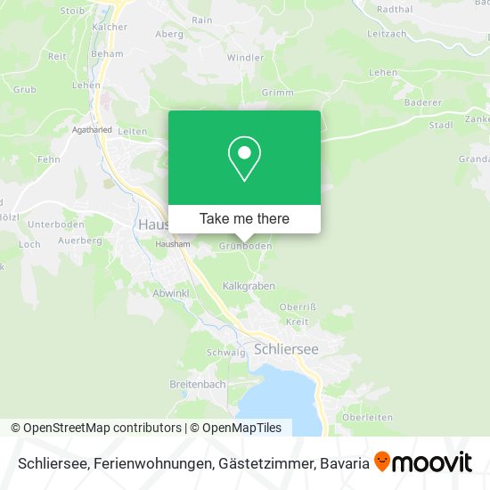Schliersee, Ferienwohnungen, Gästetzimmer map