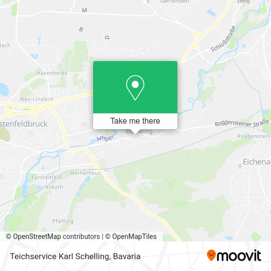 Карта Teichservice Karl Schelling