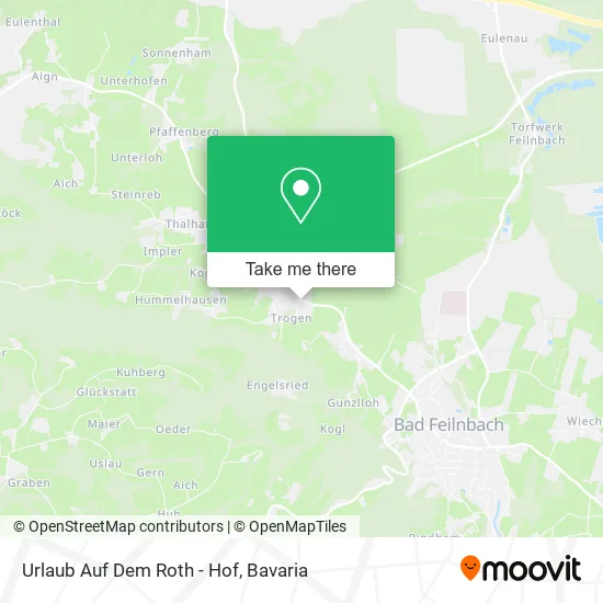 Карта Urlaub Auf Dem Roth - Hof