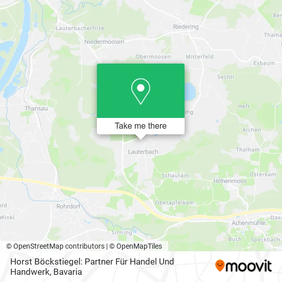 Карта Horst Böckstiegel: Partner Für Handel Und Handwerk