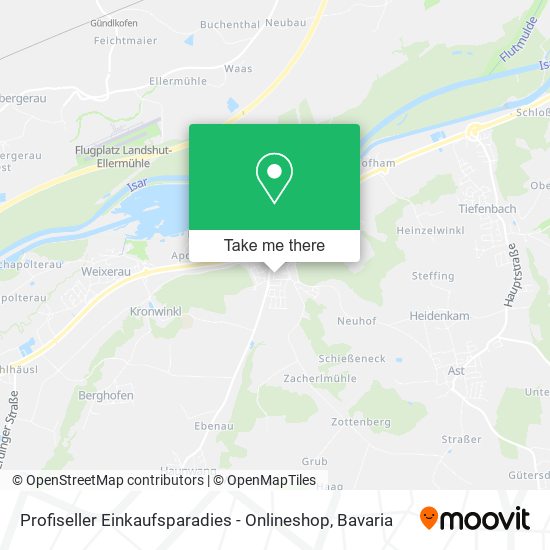 Profiseller Einkaufsparadies - Onlineshop map