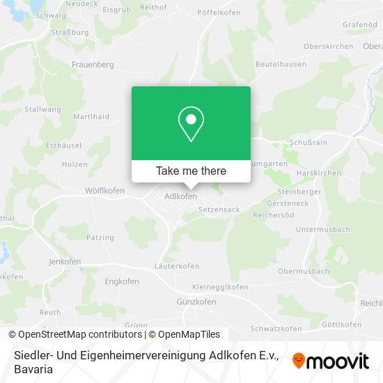 Карта Siedler- Und Eigenheimervereinigung Adlkofen E.v.