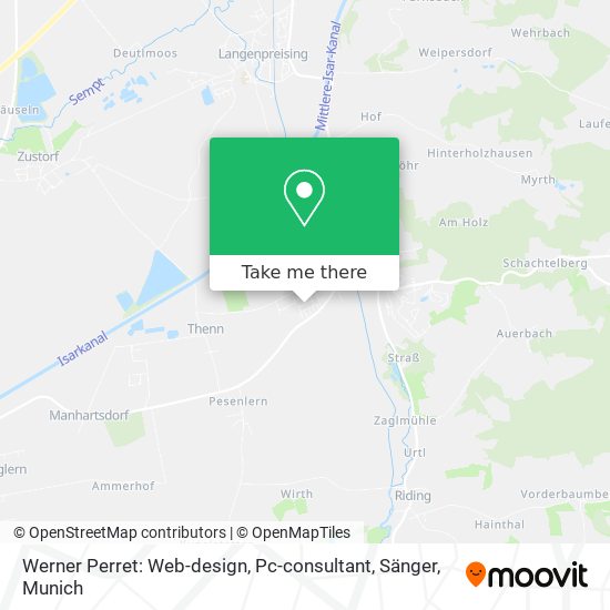 Werner Perret: Web-design, Pc-consultant, Sänger map