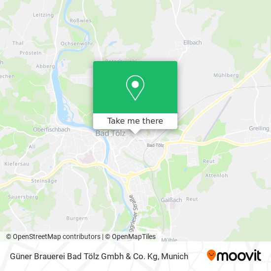 Güner Brauerei Bad Tölz Gmbh & Co. Kg map