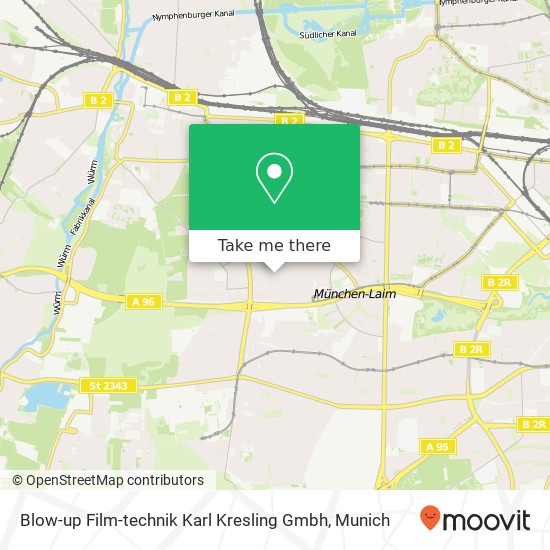 Blow-up Film-technik Karl Kresling Gmbh map