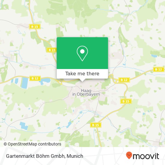 Gartenmarkt Böhm Gmbh map