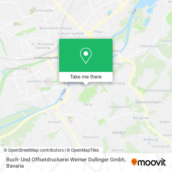 Buch- Und Offsetdruckerei Werner Dullinger Gmbh map