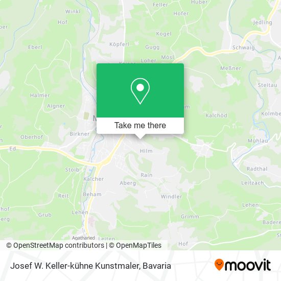 Josef W. Keller-kühne Kunstmaler map