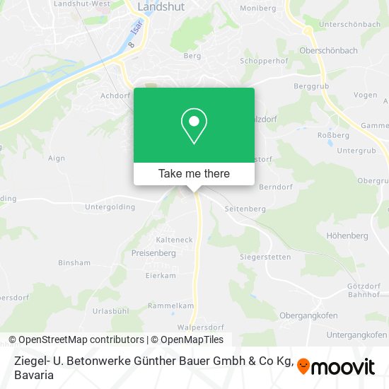 Ziegel- U. Betonwerke Günther Bauer Gmbh & Co Kg map