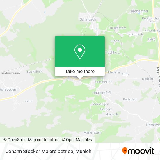 Johann Stocker Malereibetrieb map