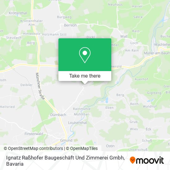 Ignatz Raßhofer Baugeschäft Und Zimmerei Gmbh map