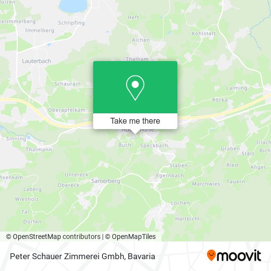 Peter Schauer Zimmerei Gmbh map