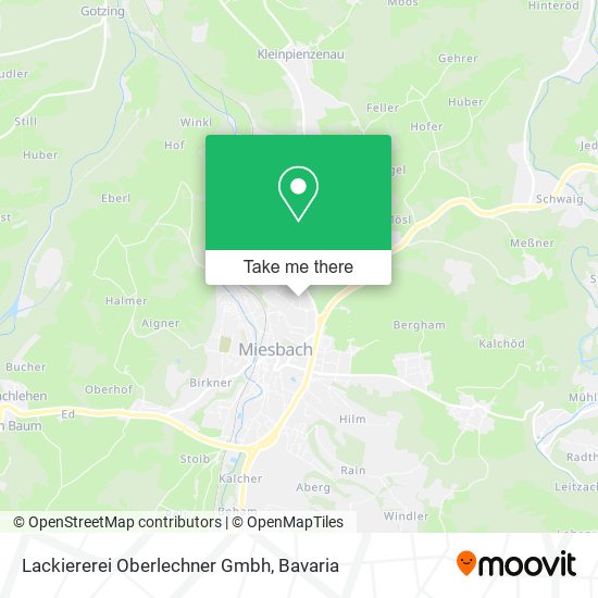 Lackiererei Oberlechner Gmbh map