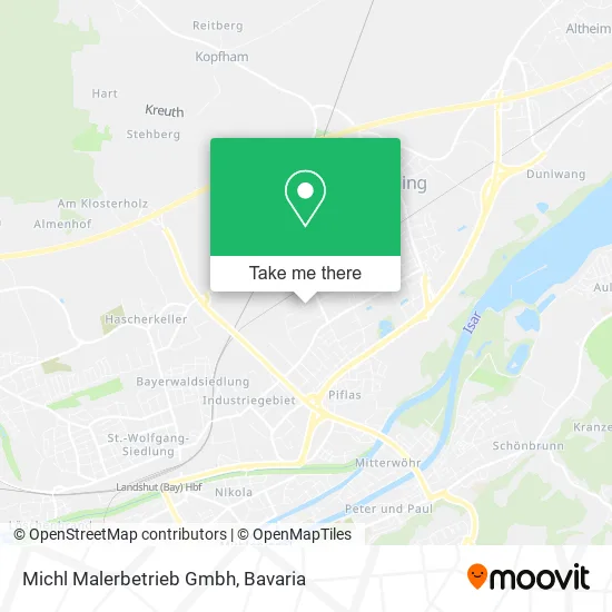 Карта Michl Malerbetrieb Gmbh