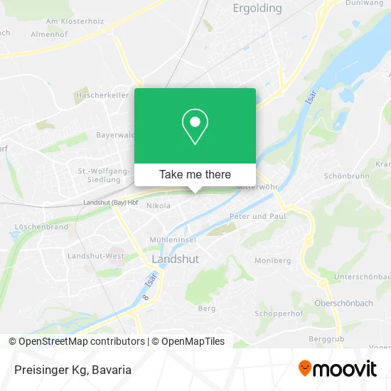 Карта Preisinger Kg