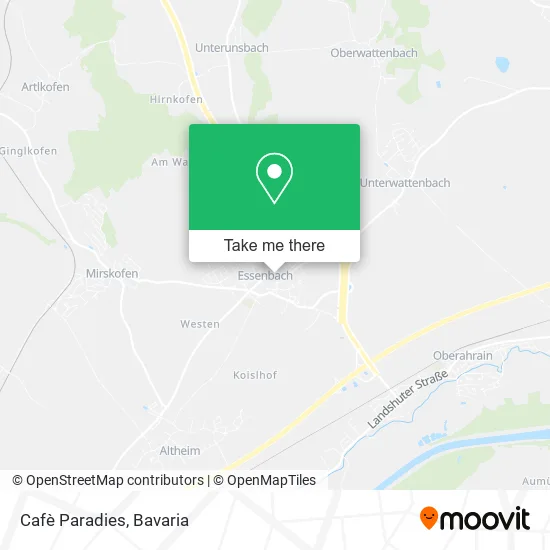Карта Cafè Paradies