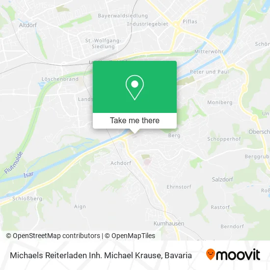Карта Michaels Reiterladen Inh. Michael Krause