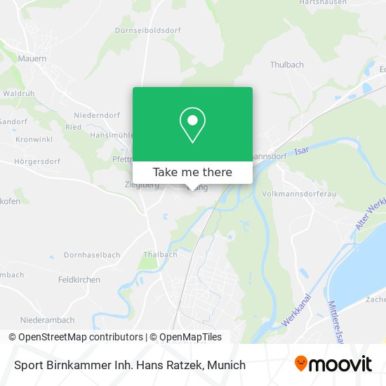 Sport Birnkammer Inh. Hans Ratzek map