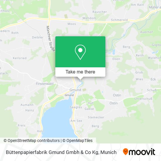 Büttenpapierfabrik Gmund Gmbh & Co Kg map