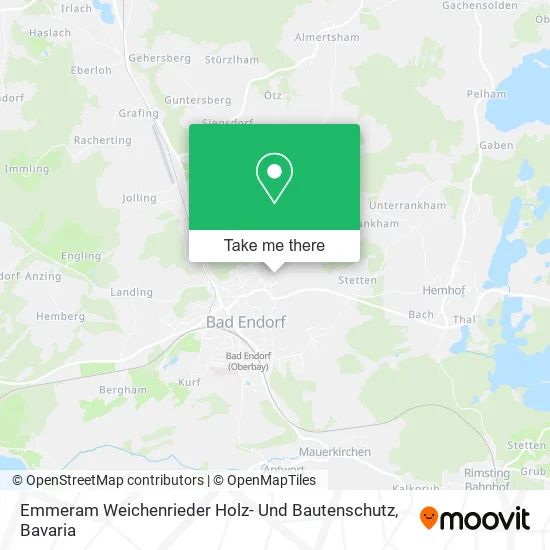 Карта Emmeram Weichenrieder Holz- Und Bautenschutz