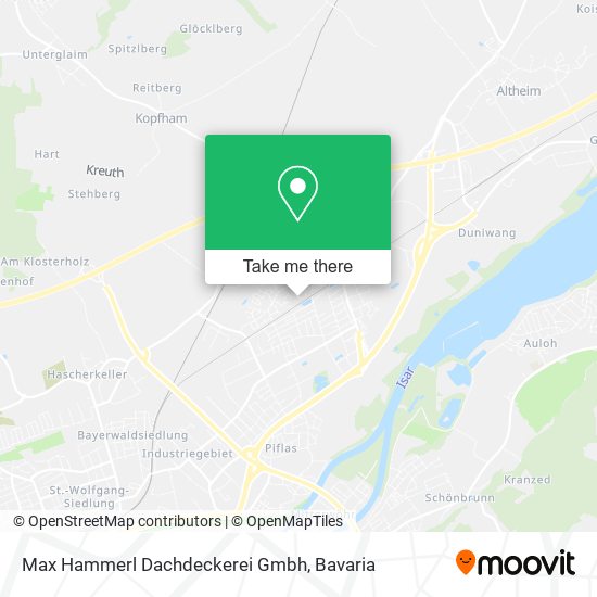 Max Hammerl Dachdeckerei Gmbh map