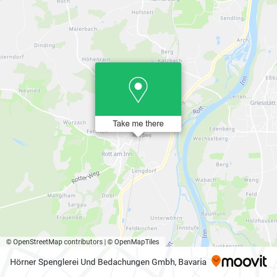 Карта Hörner Spenglerei Und Bedachungen Gmbh