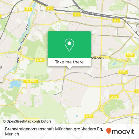 Brennereigenossenschaft München-großhadern Eg map