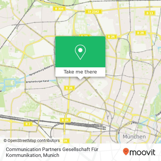 Карта Communication Partners Gesellschaft Für Kommunikation