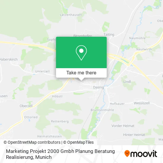 Карта Marketing Projekt 2000 Gmbh Planung Beratung Realisierung
