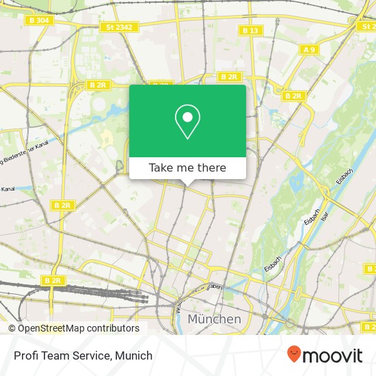 Profi Team Service map