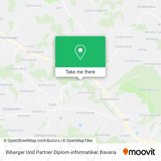 Карта Biberger Und Partner Diplom-informatiker