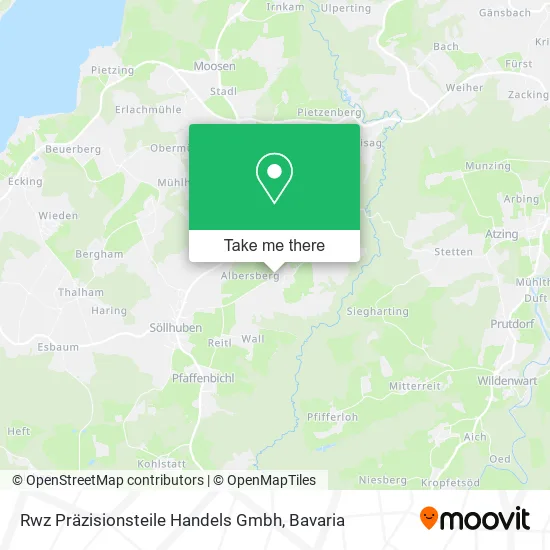 Карта Rwz Präzisionsteile Handels Gmbh