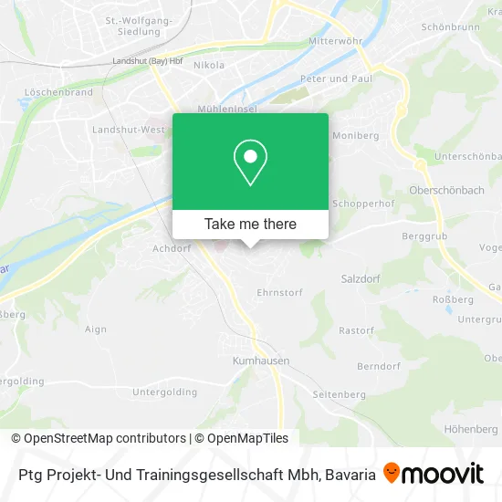 Карта Ptg Projekt- Und Trainingsgesellschaft Mbh