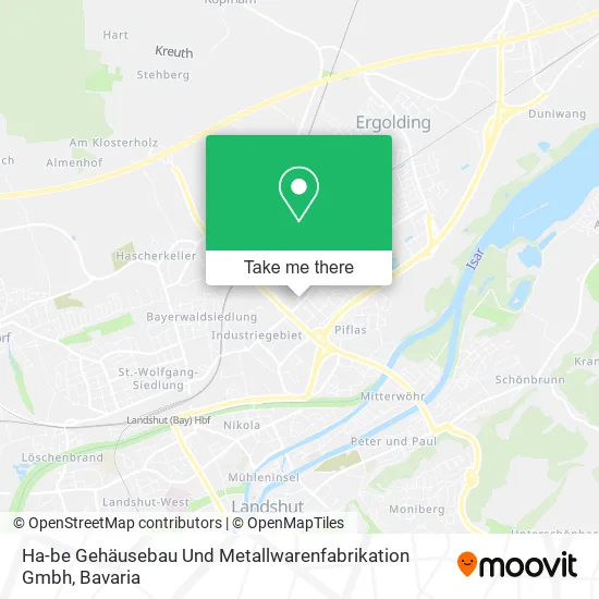 Карта Ha-be Gehäusebau Und Metallwarenfabrikation Gmbh