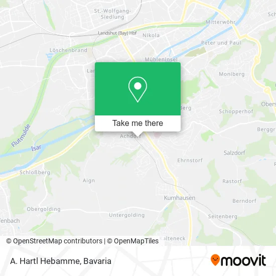 Карта A. Hartl Hebamme