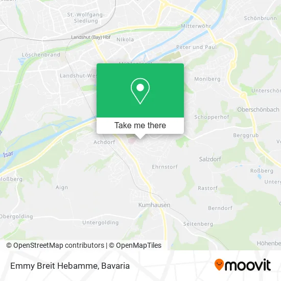 Карта Emmy Breit Hebamme